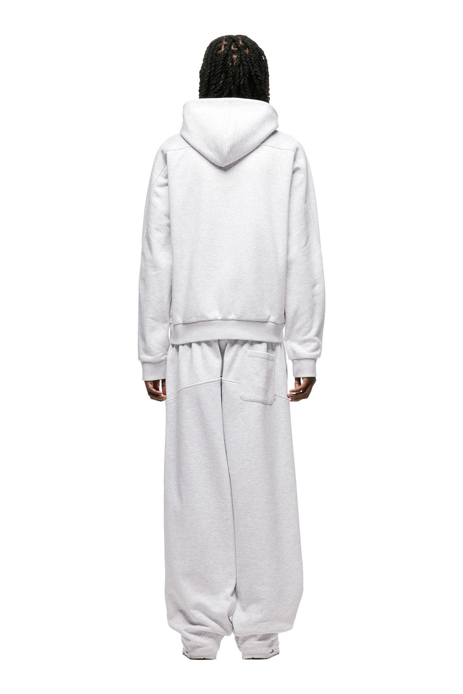 LIL CALM HOODIE HELLGRAU MELIERT