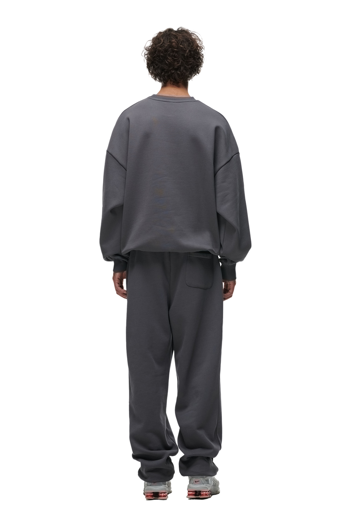 RUNDHALSSHIRT ANTHRAZIT