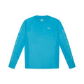 6PM SPORTS LONGSLEEVE AQUA-BLAU
