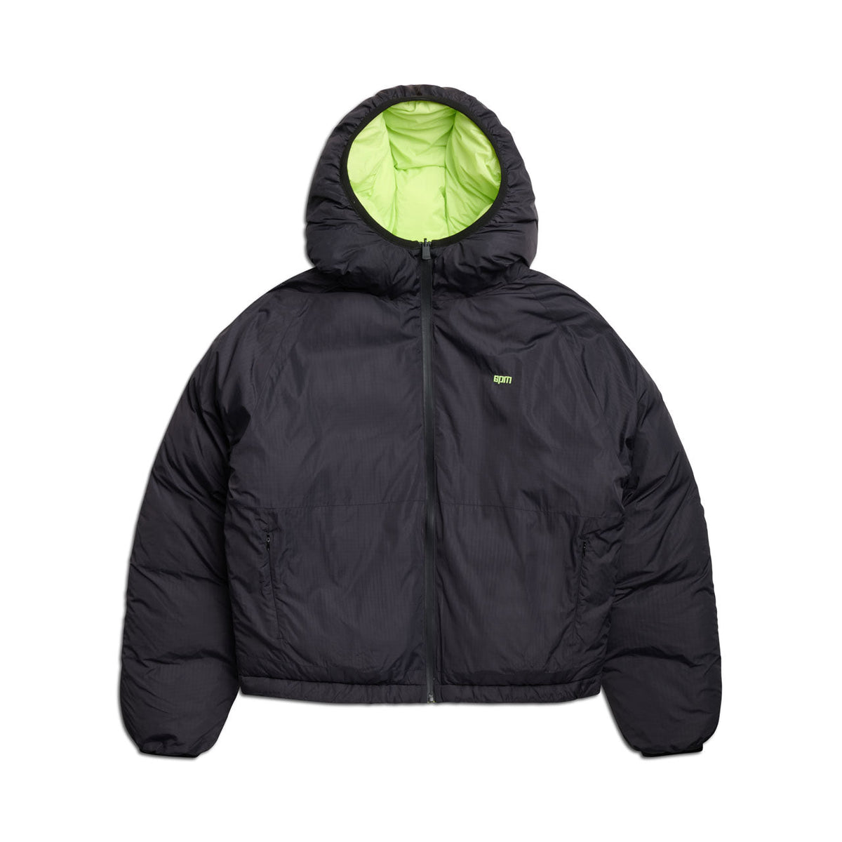 REVERSIBLE PUFFER JACKET BLACK