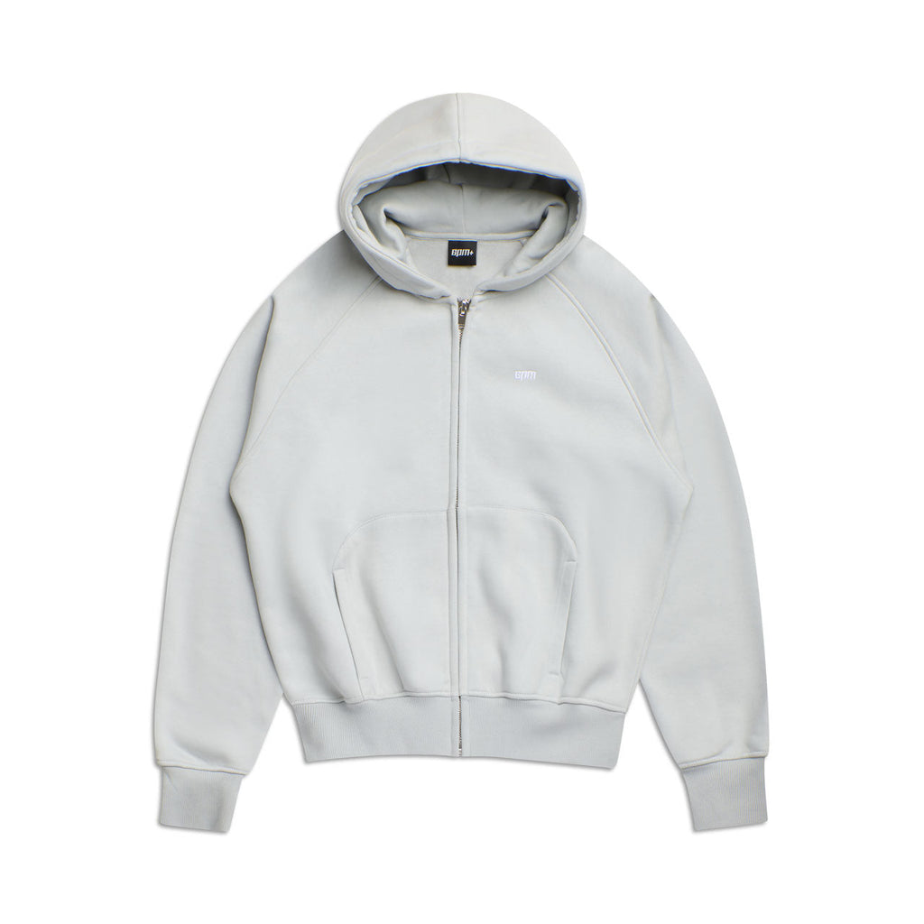 ZIP-HOODIE RAUCHGRAU