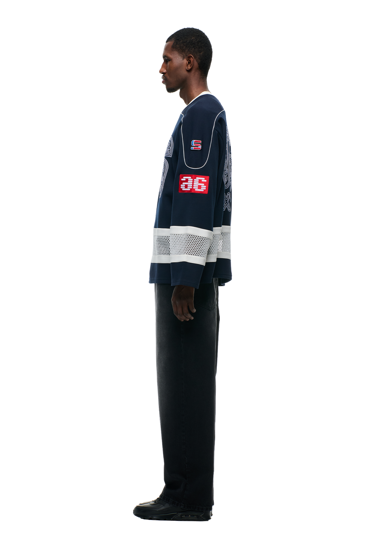HOCKEY-TRIKOT-ORNAMENT MITTERNACHTSBLAU