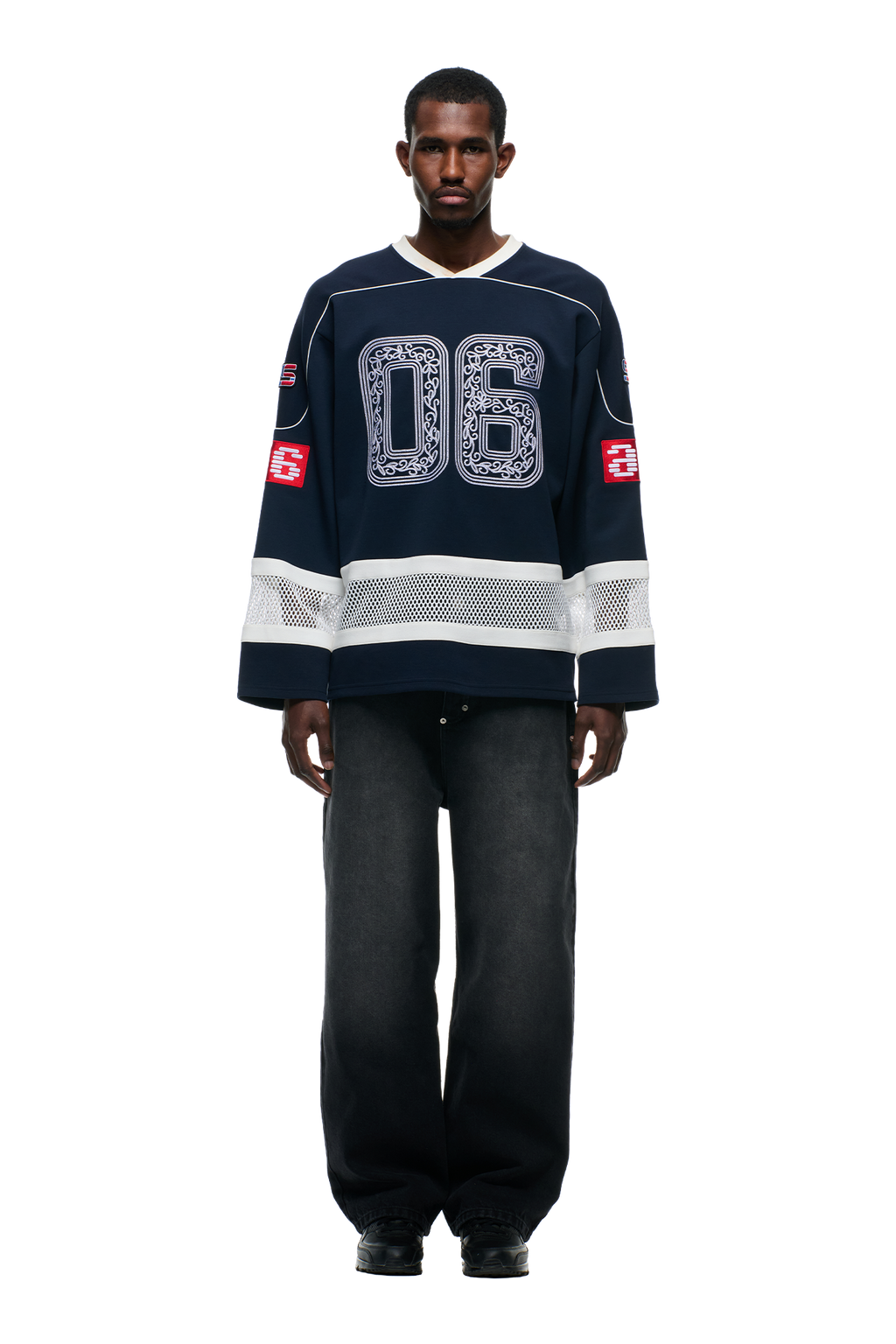 HOCKEY-TRIKOT-ORNAMENT MITTERNACHTSBLAU