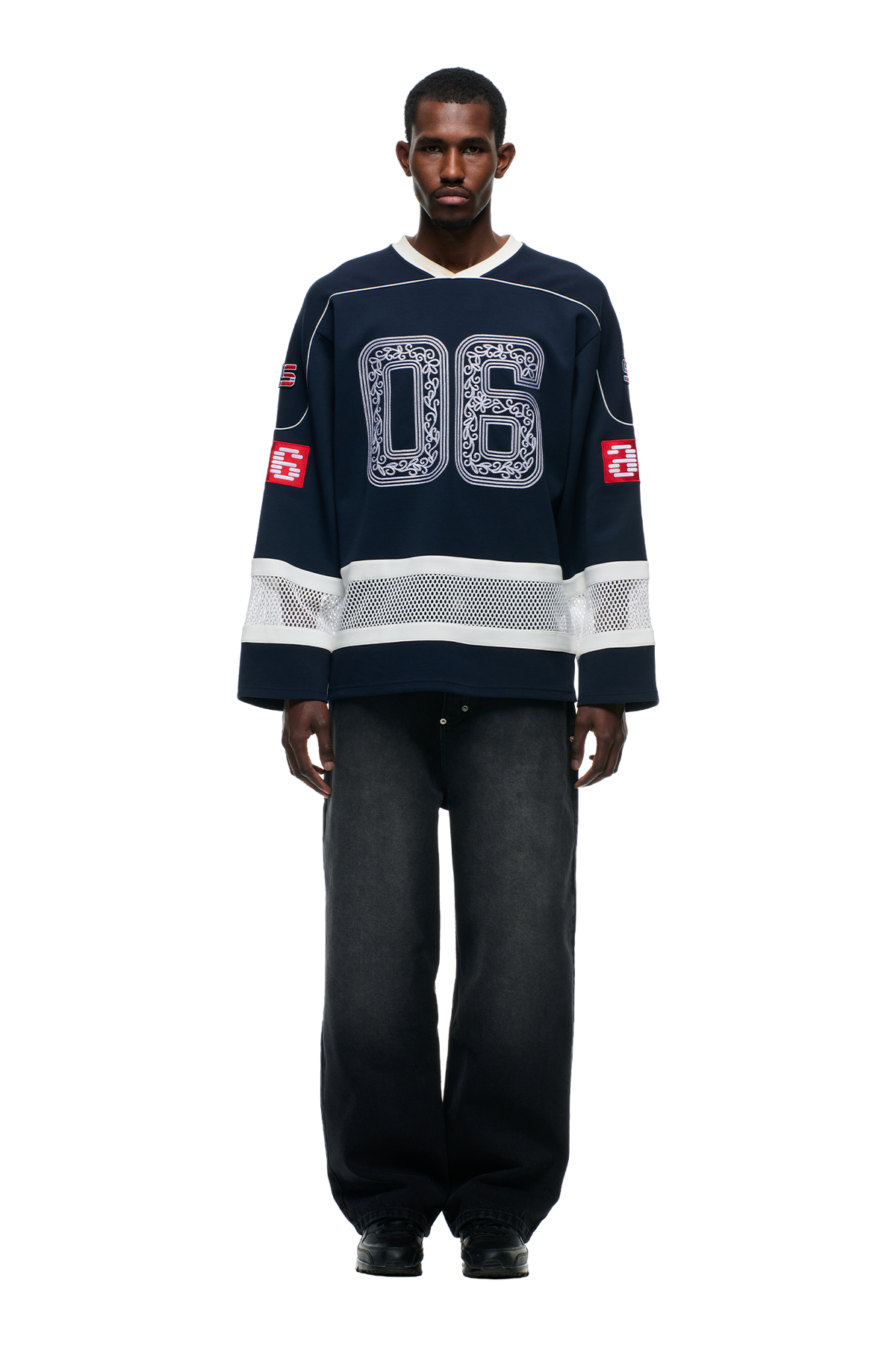 HOCKEY-TRIKOT-ORNAMENT MITTERNACHTSBLAU