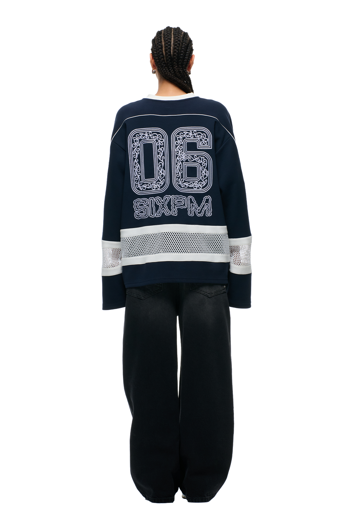 HOCKEY-TRIKOT-ORNAMENT MITTERNACHTSBLAU