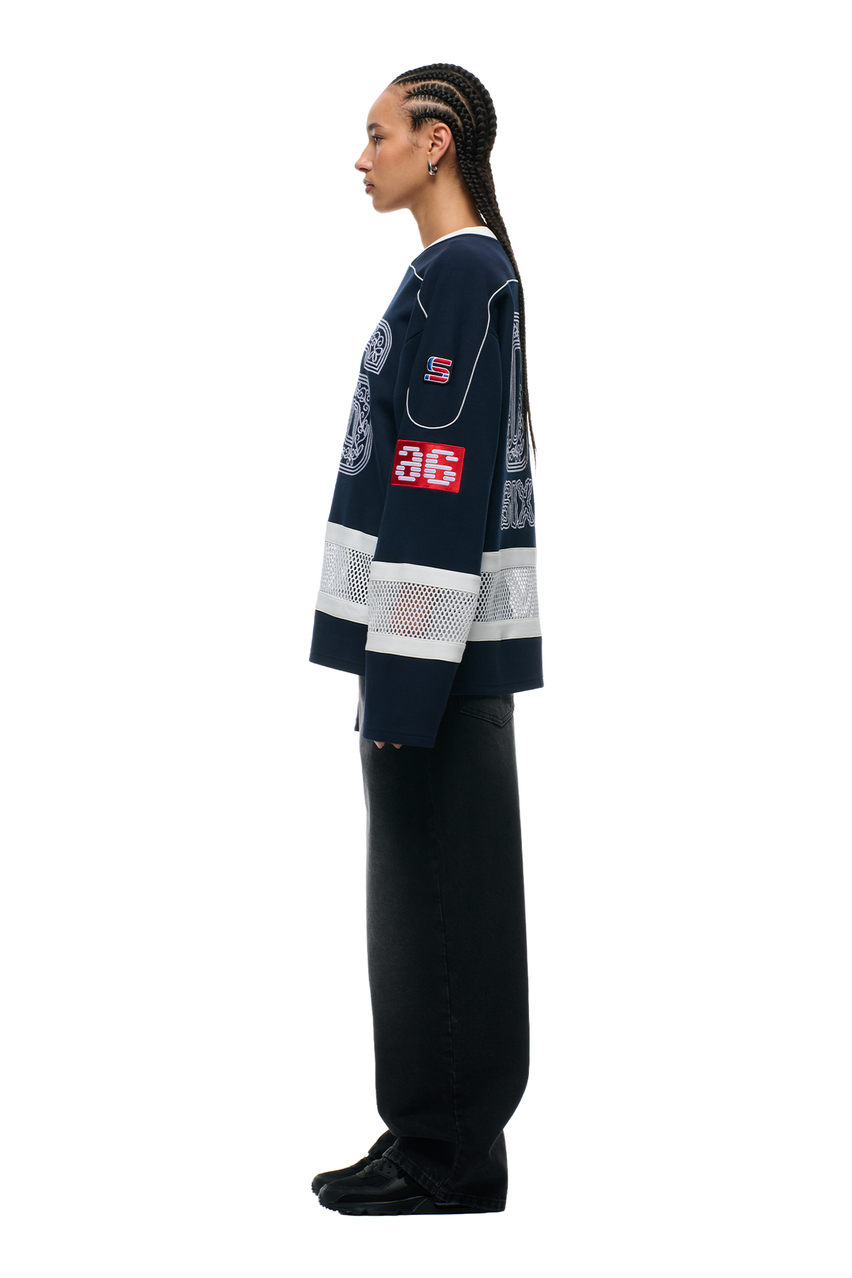 HOCKEY-TRIKOT-ORNAMENT MITTERNACHTSBLAU