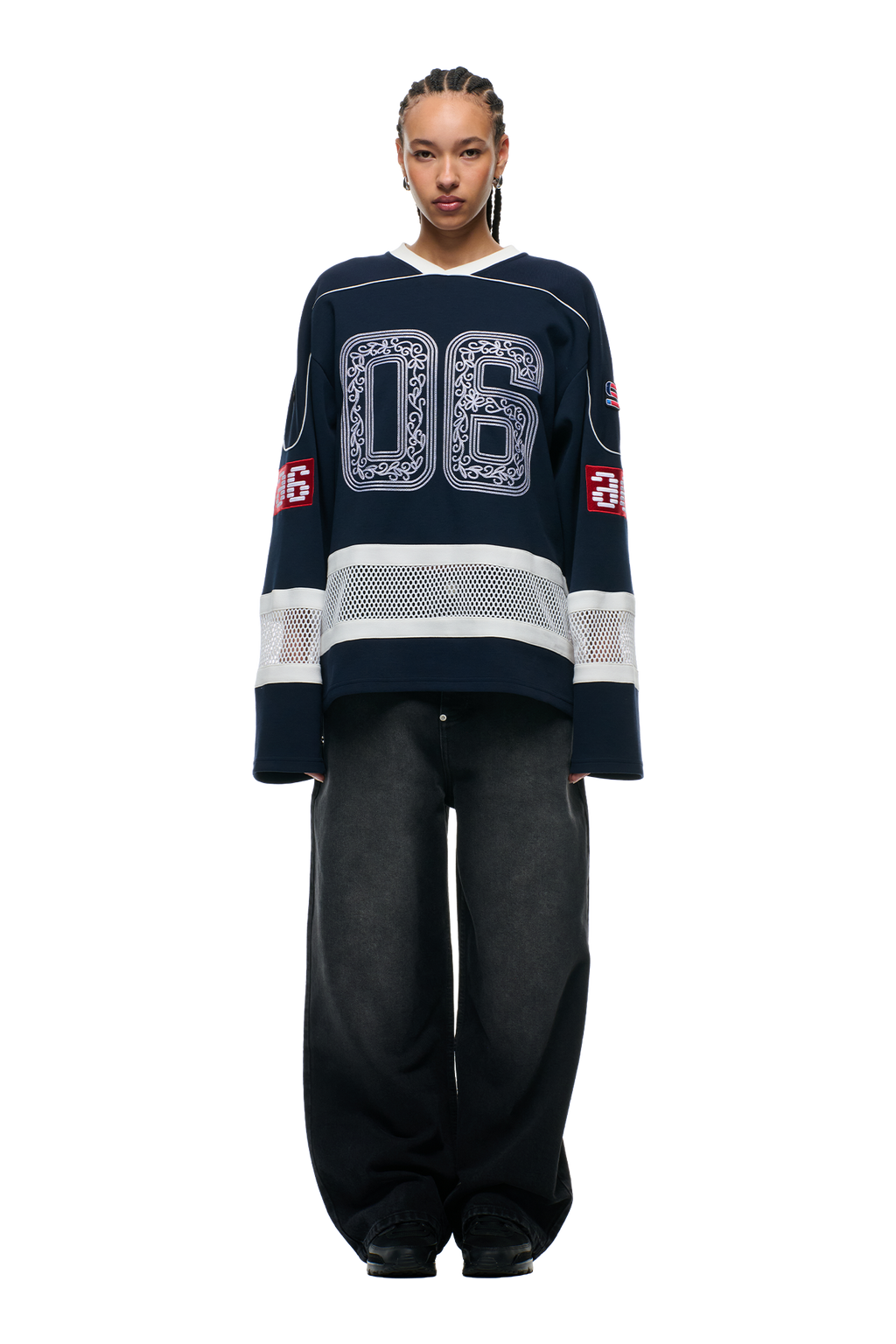 HOCKEY-TRIKOT-ORNAMENT MITTERNACHTSBLAU