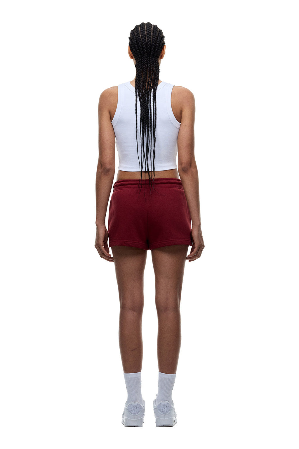 WMNS SHORTS WINE RED