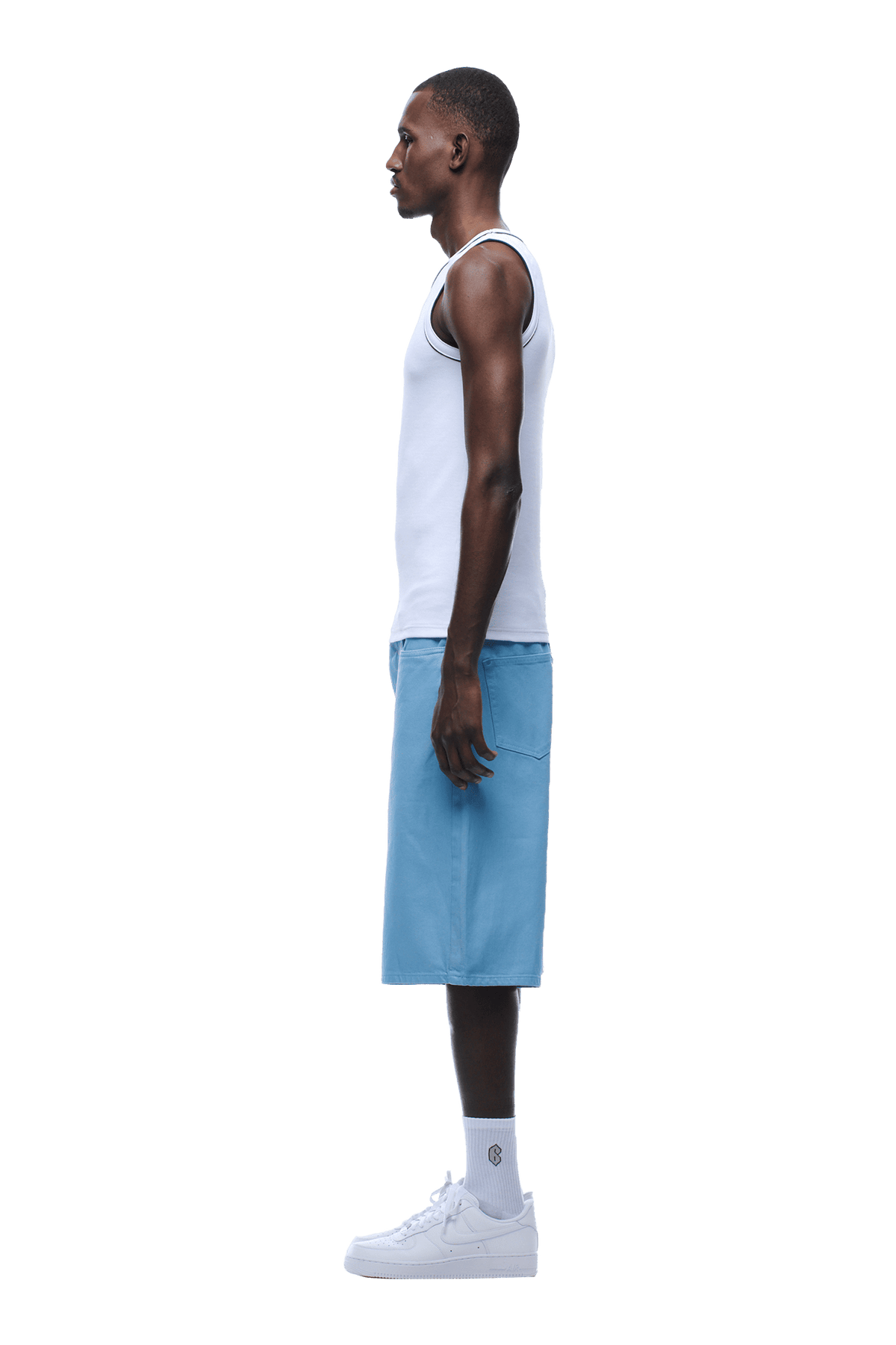 TANKTOP WEISS/NAVY