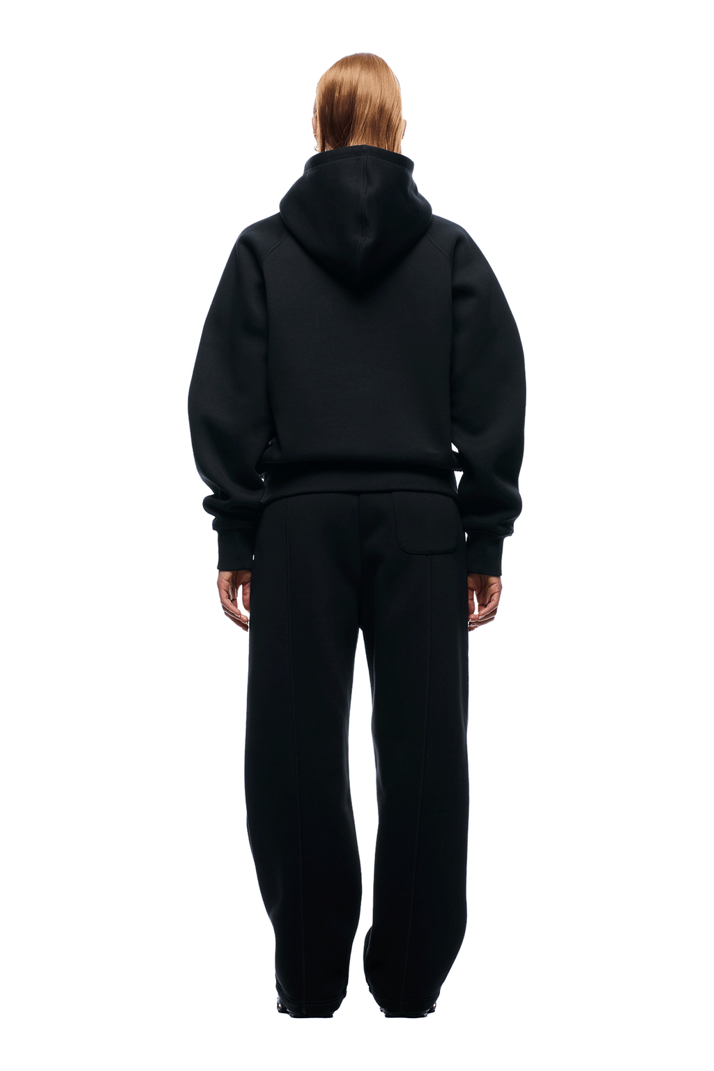 6PM+ SLIM ZIP-HOODIE FADED BLACK