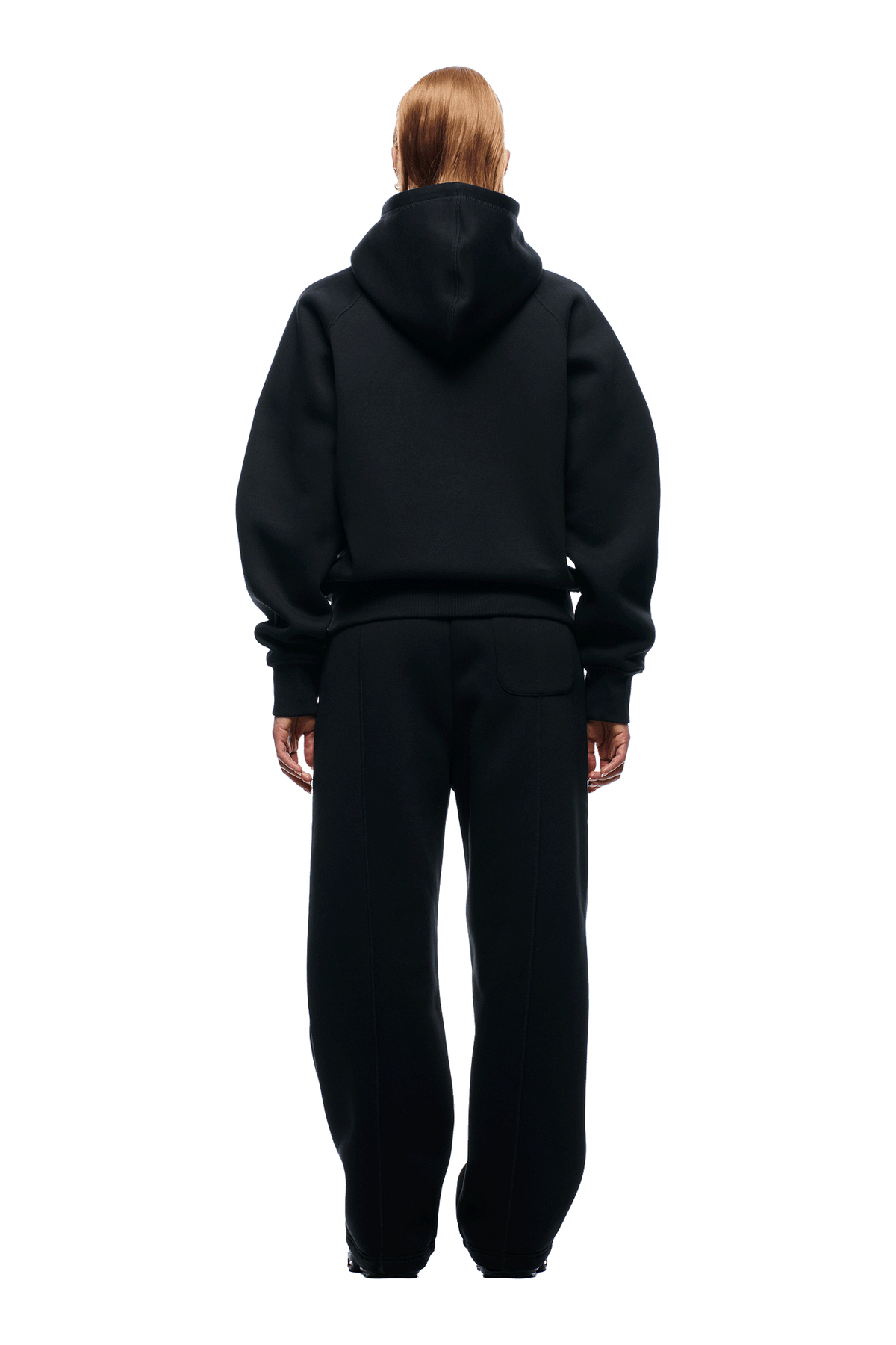 6PM+ SLIM ZIP-HOODIE FADED BLACK