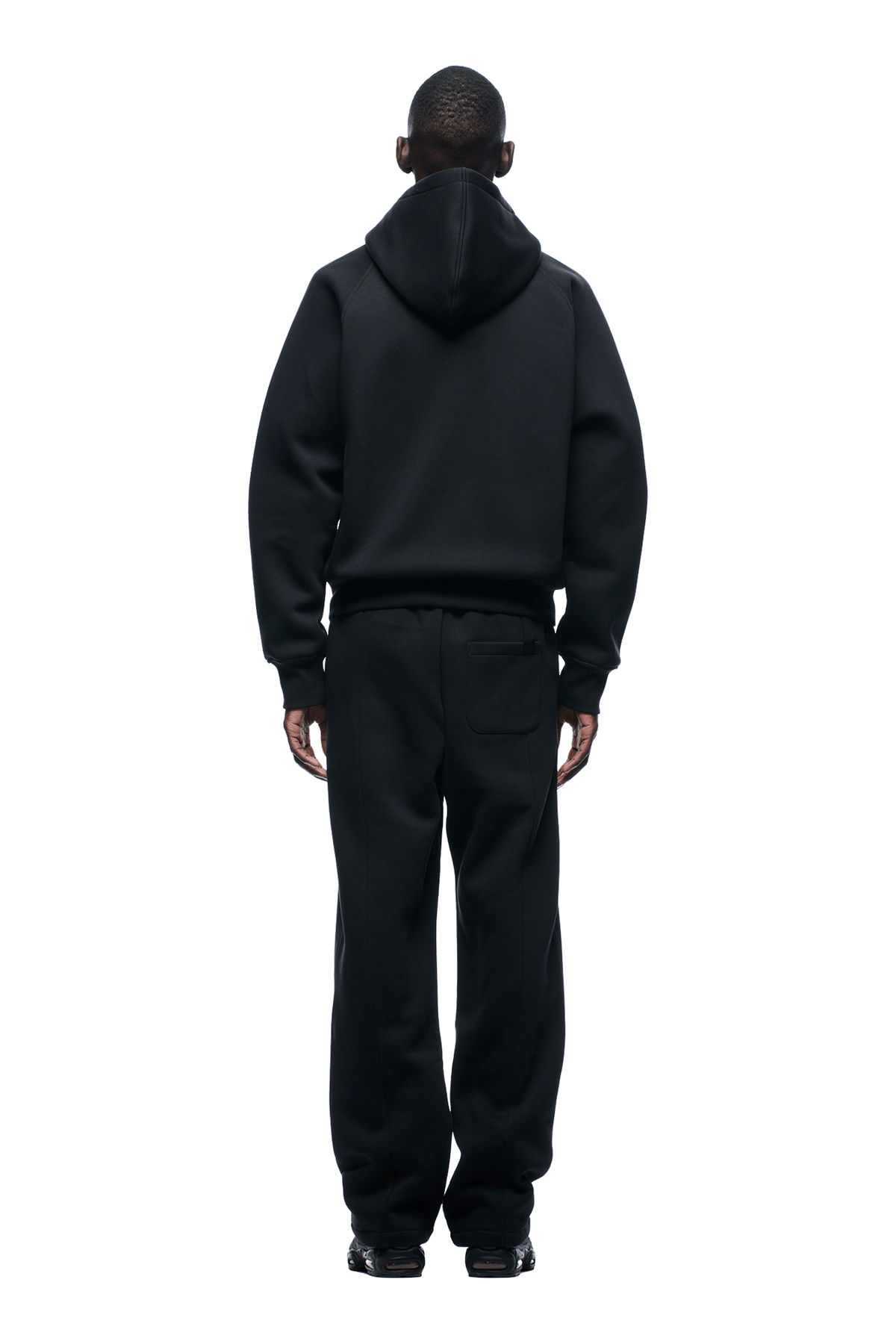 6PM+ SLIM ZIP-HOODIE FADED BLACK