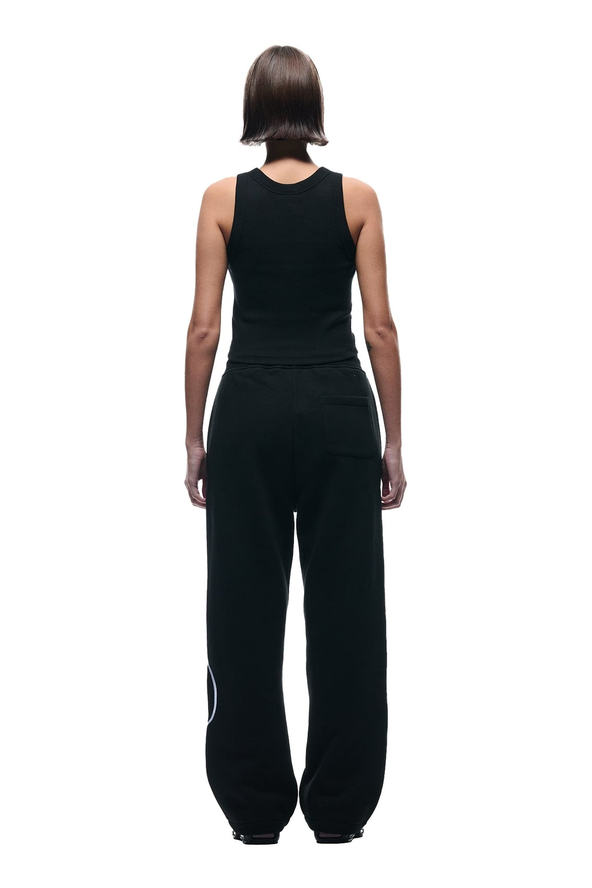 WAVE LOGO OPEN LEG SCHWARZ