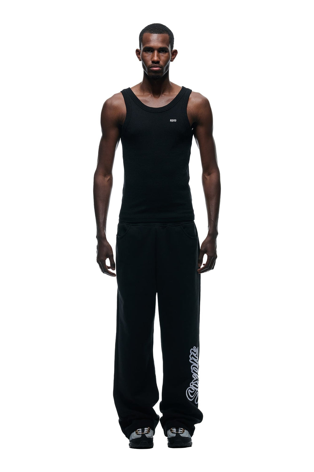 WAVE LOGO OPEN LEG SCHWARZ