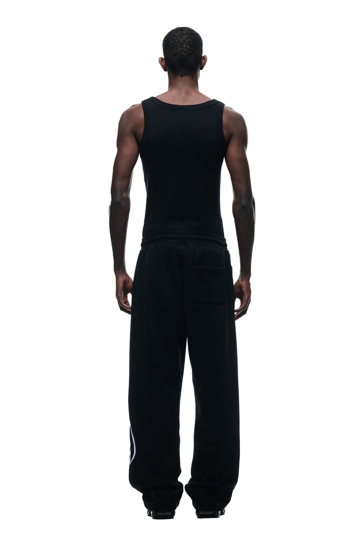 WAVE LOGO OPEN LEG SCHWARZ