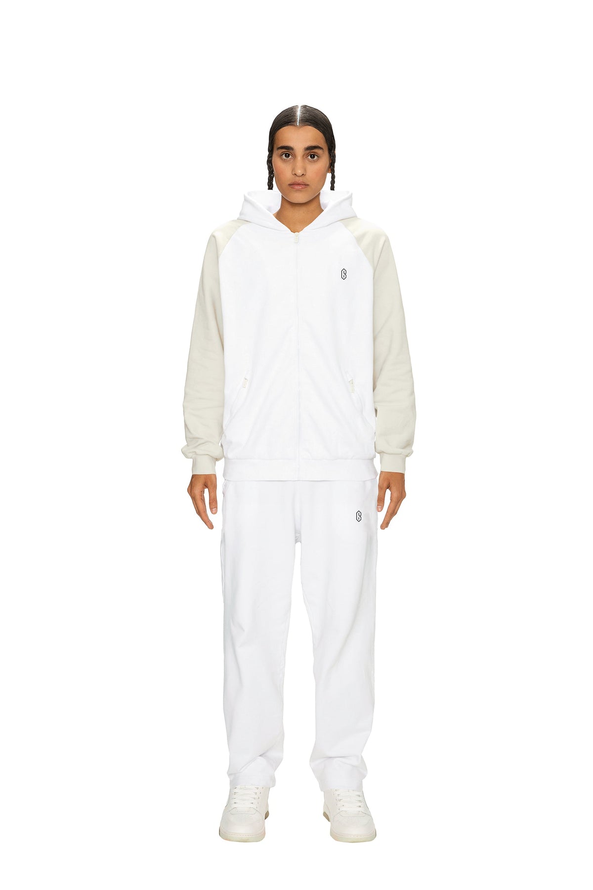 2-TON-JOGGINGHOSE WEISS