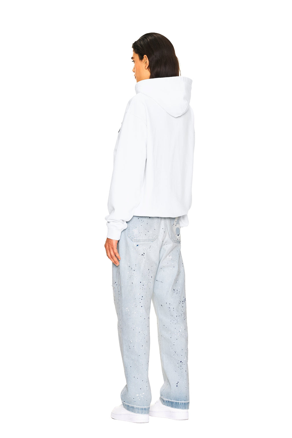 LOGO-ZIP-HOODIE WEISS