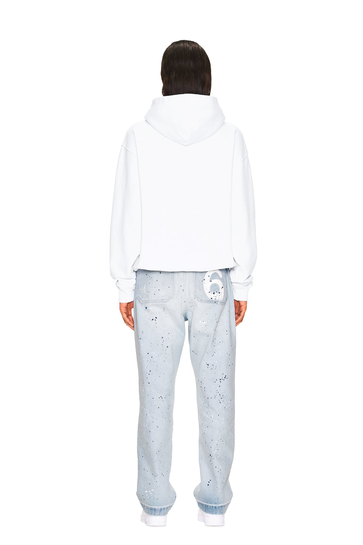 LOGO-ZIP-HOODIE WEISS