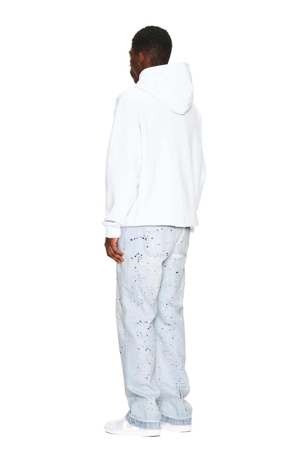 LOGO-ZIP-HOODIE WEISS
