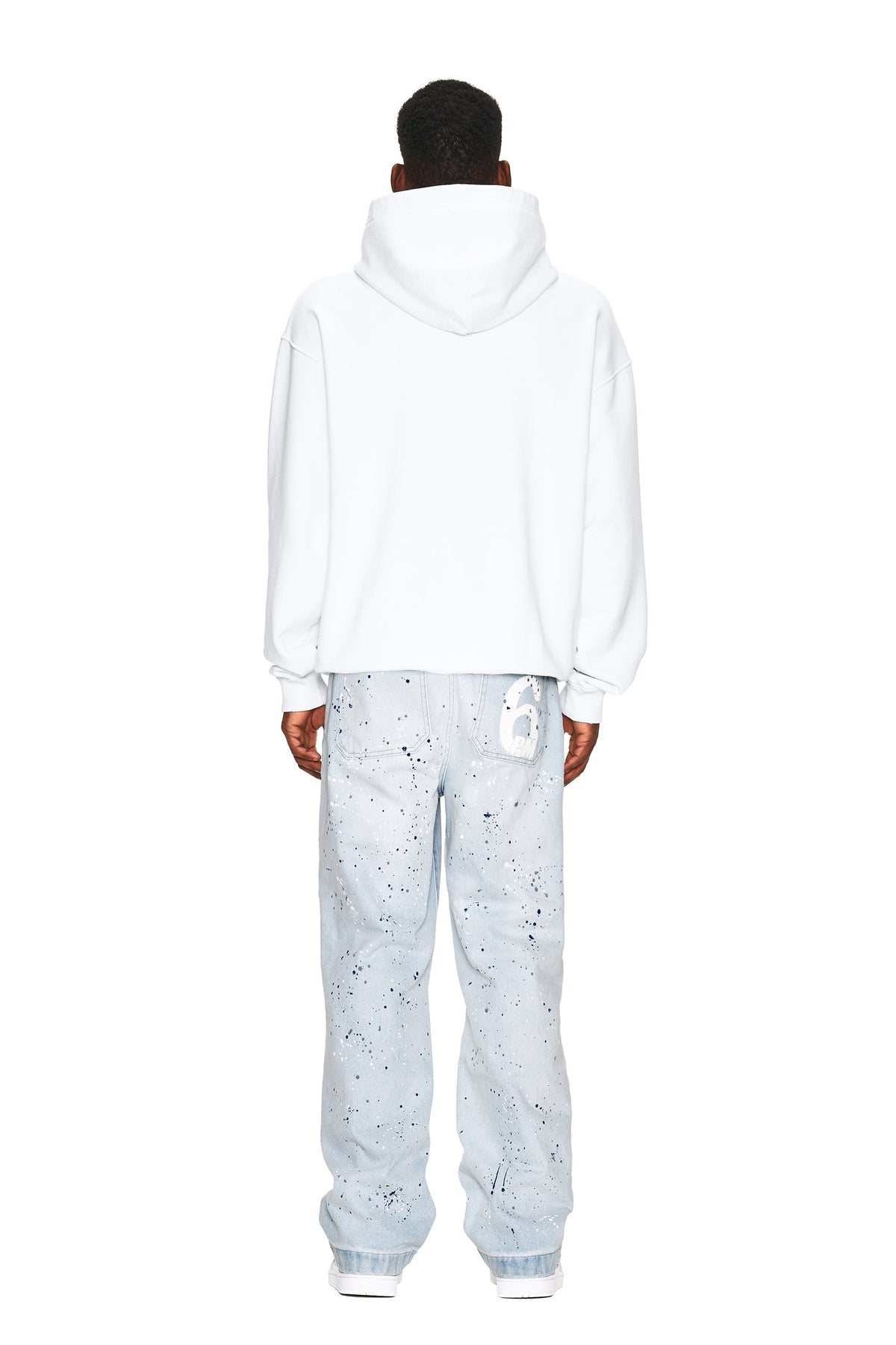 LOGO-ZIP-HOODIE WEISS