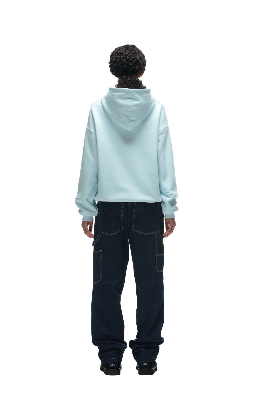 DOUBLE HOODIE ICE BLUE