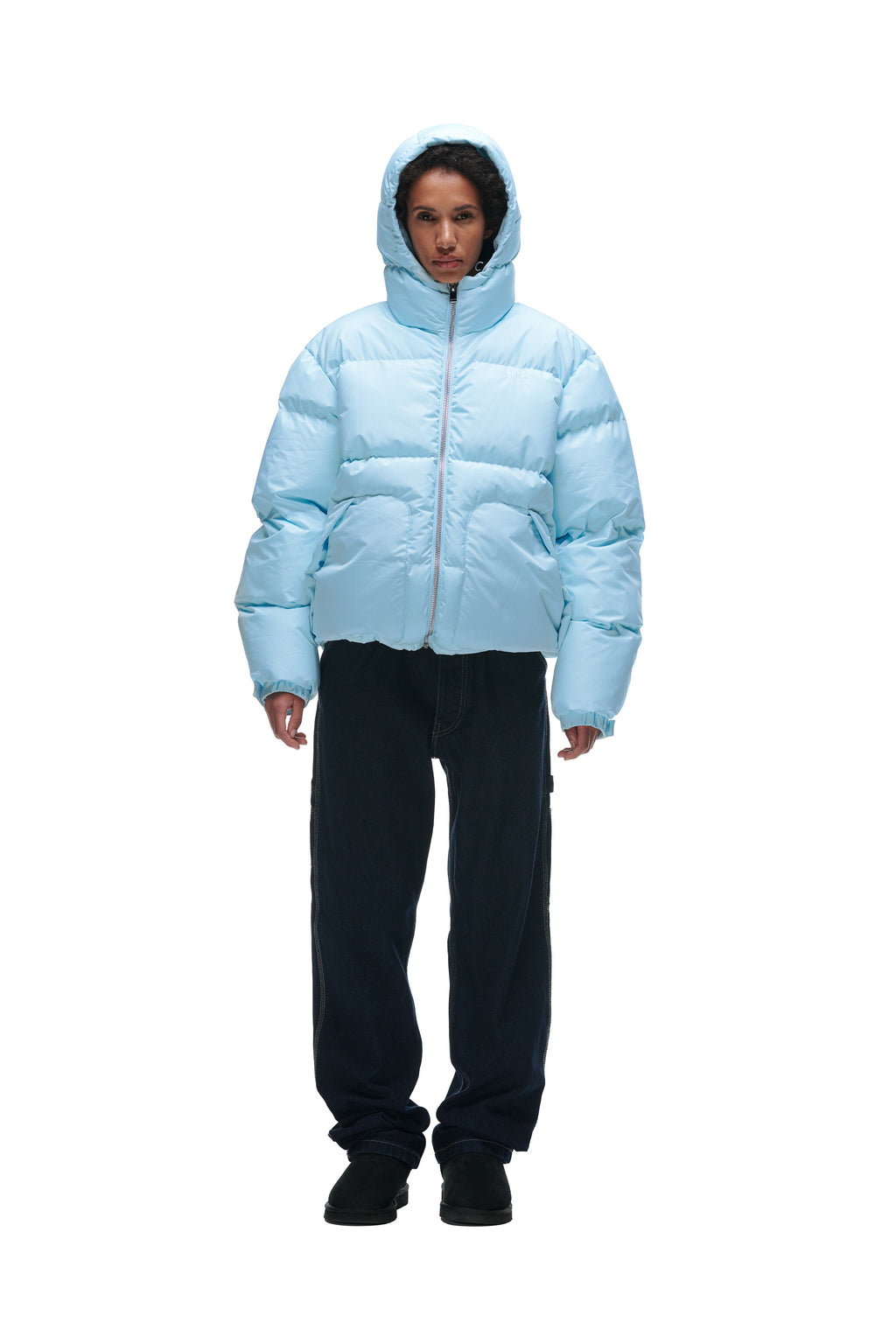 PUFFER JACKET ICE BLUE