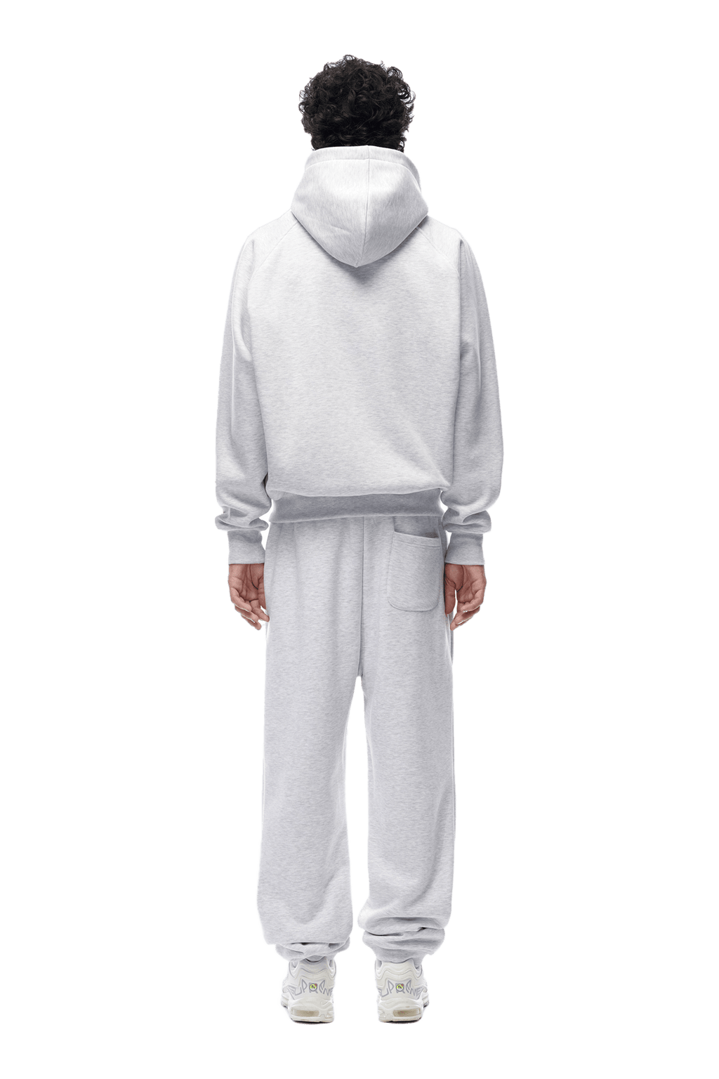 ZIP-HOODIE HELLGRAU