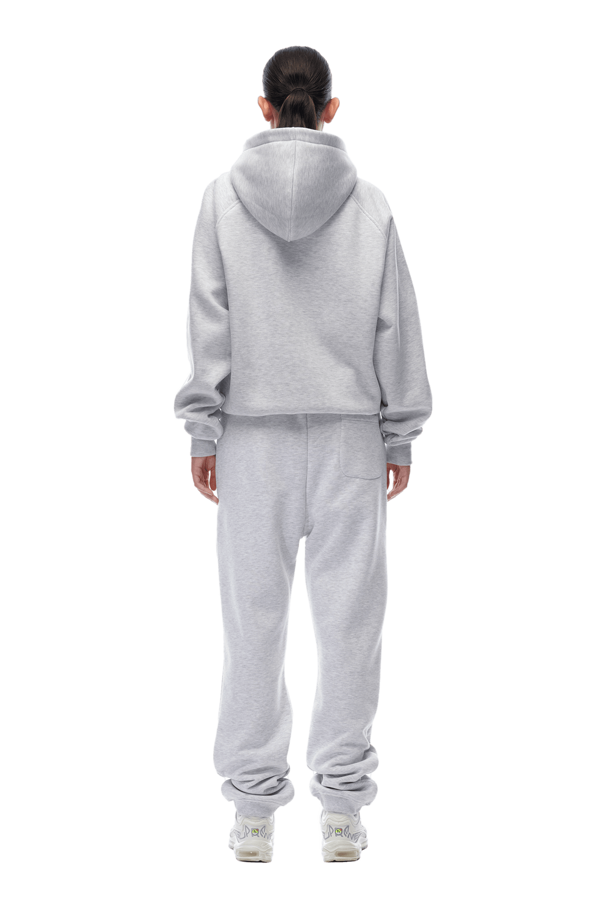 ZIP-HOODIE HELLGRAU