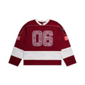 WEINROTES EISHOCKEY-TRIKOT-ORNAMENT