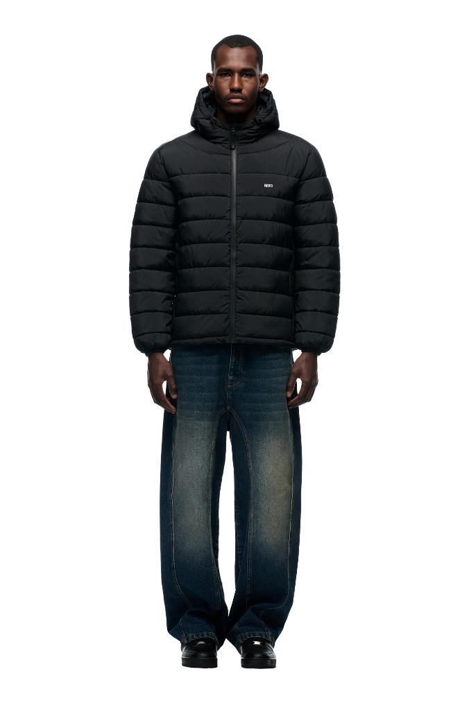 LEICHTE STEPPJACKE SCHWARZ