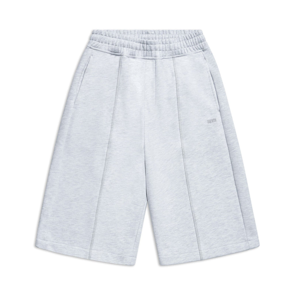 6PM+ LANGE SHORTS HELLGRAU MELIERT