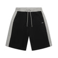 TWO TONE SWEAT SHORTS BLACK