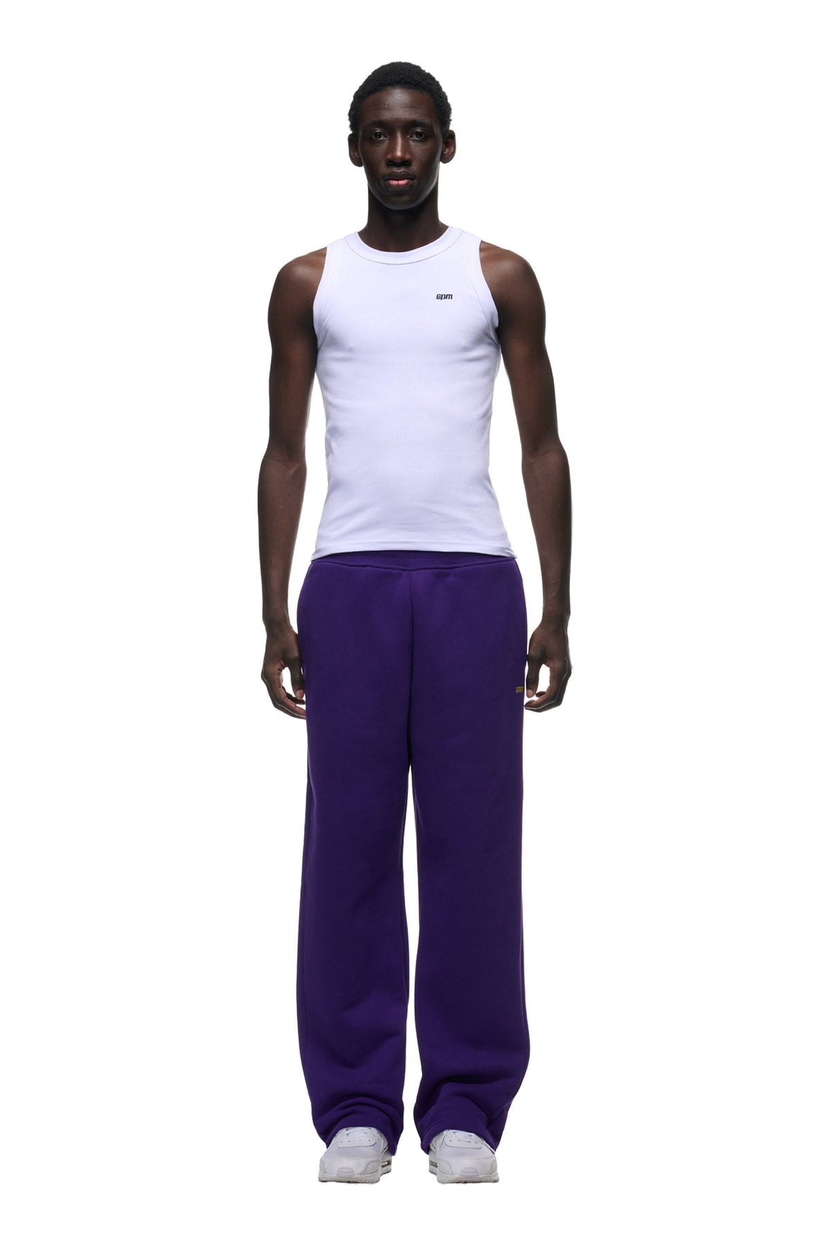 JOGGER MIT OFFENEM BEIN CYBER PURPLE
