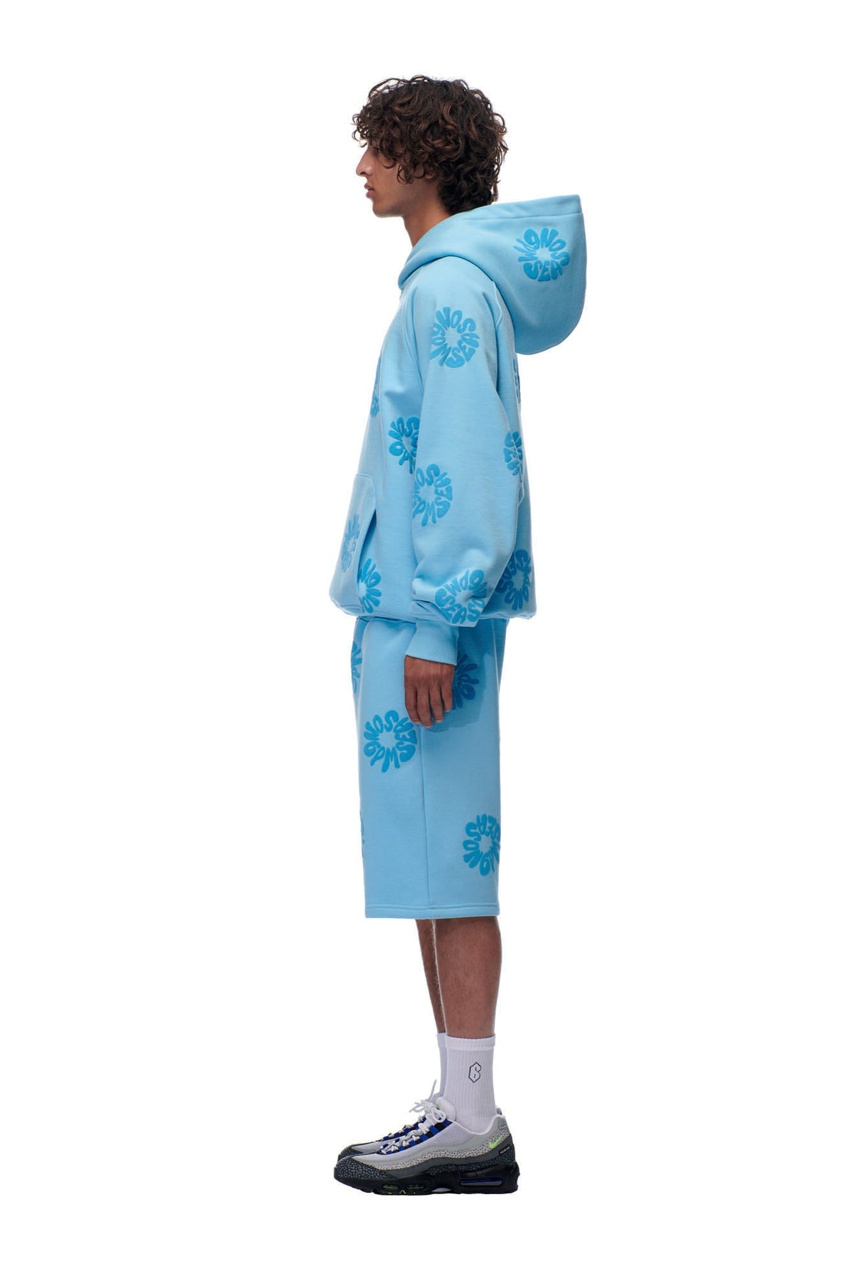 BLUMEN-HOODIE BABYBLAU