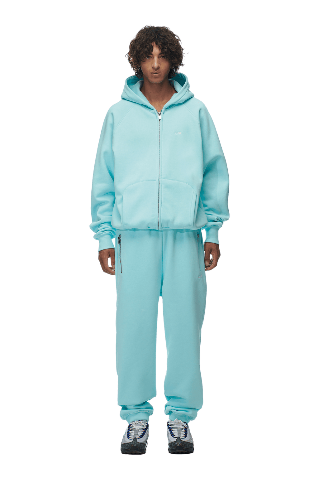 ZIP HOODIE TURQUOISE