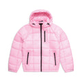 LIGHT PUFFER JACKET RECTANGLES PINK