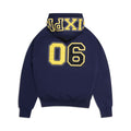 COLLEGE-LETTER-HOODIE MITTERNACHTSBLAU