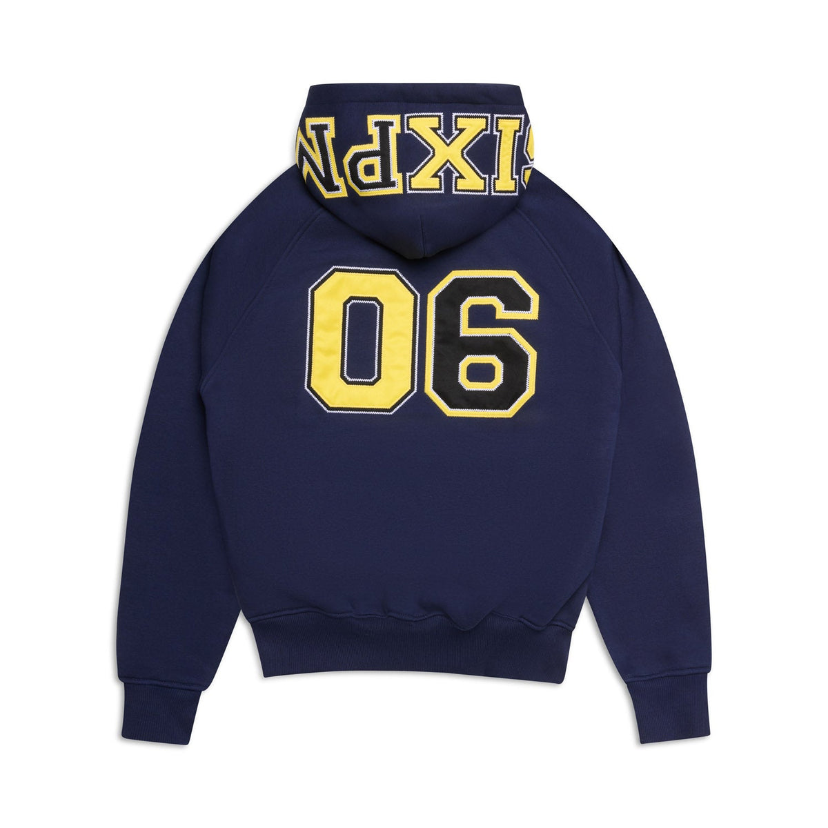 COLLEGE-LETTER-HOODIE MITTERNACHTSBLAU