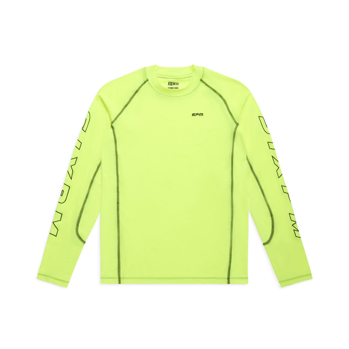 6PM SPORTS-LONGSLEEVE NEONGELB