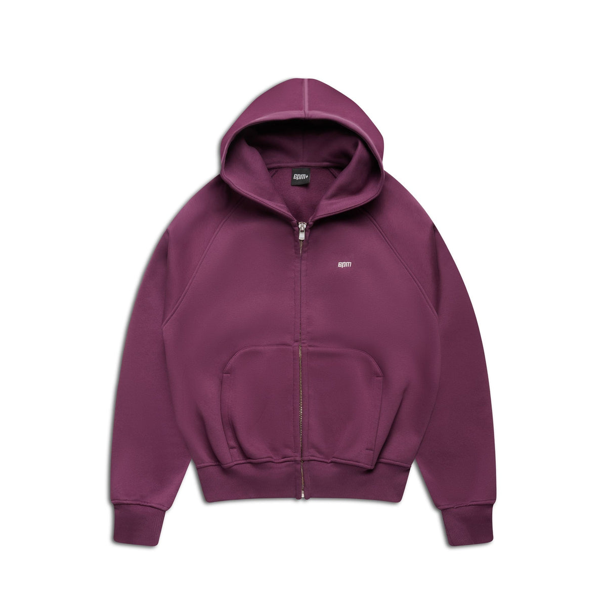 ZIP HOODIE PLUM
