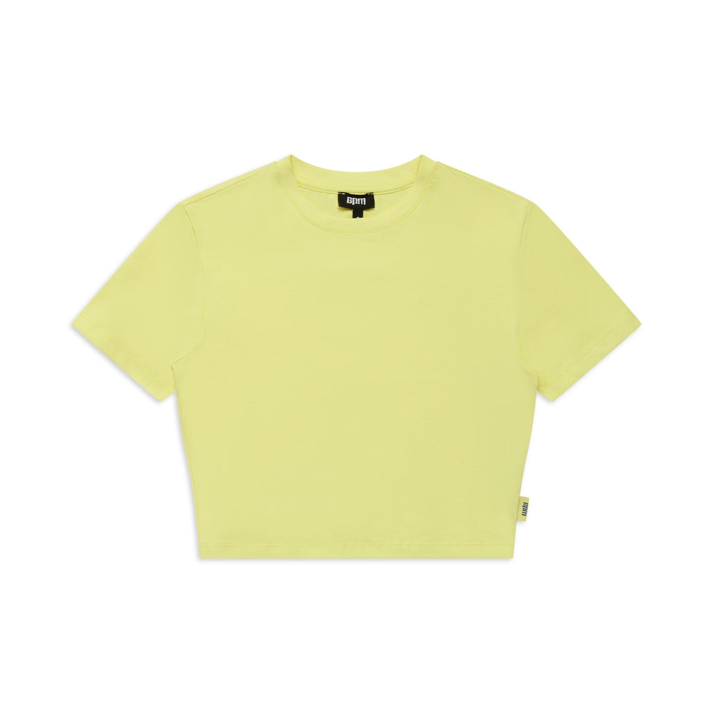 DAMEN CROPPED T-SHIRT BUTTERCREME