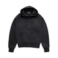 6PM+ SLIM ZIP-HOODIE FADED BLACK