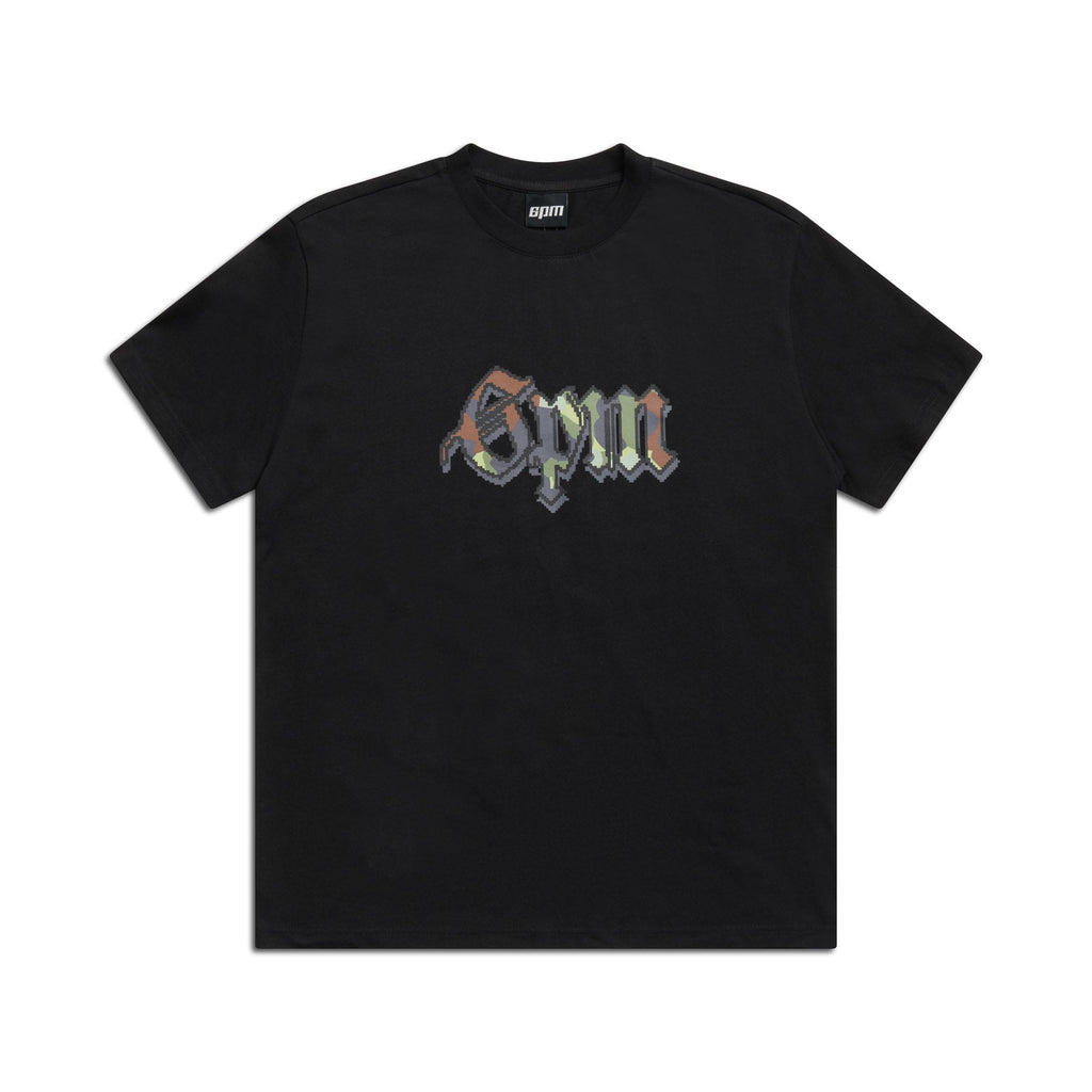 OLD ENGLISH CAMO T-SHIRT SCHWARZ