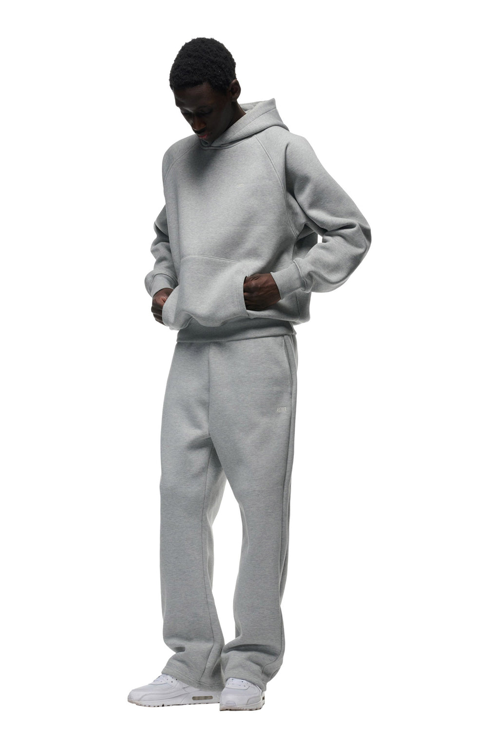 HOODIE GREY MELANGE