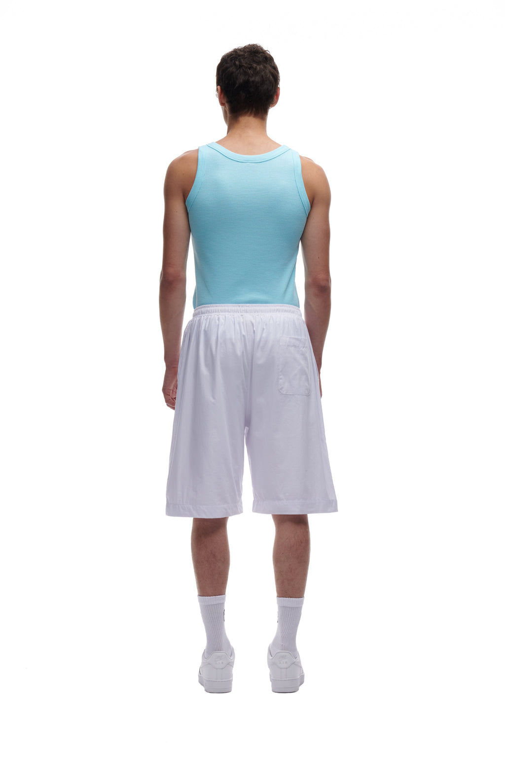 WAFFELSTRICK-TANKTOP HELLBLAU