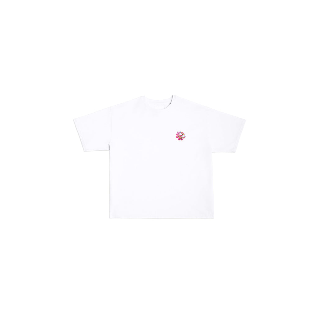 REGENBOGENWOLKEN-T-SHIRT WEISS