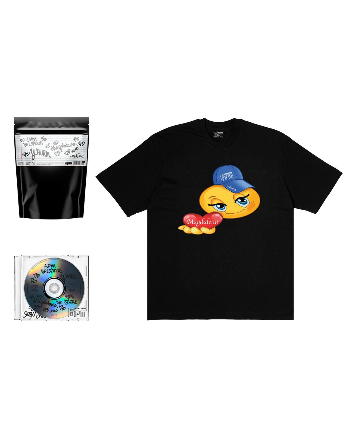 6PM RECORDS x Yung Hurn MAGDALENA Emoji-Bundle